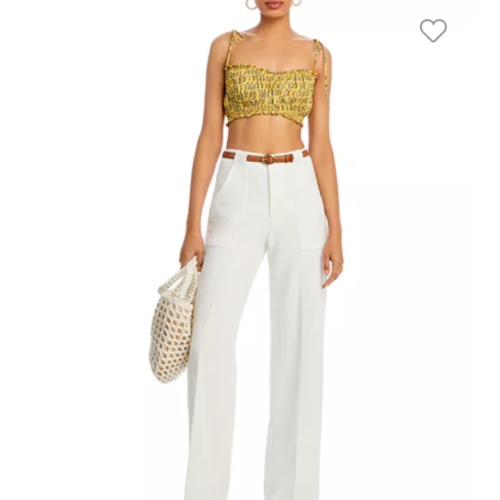 Elegant Bloomingdale’s White Women's Pants